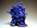 Blue Wind, barium cobalt glazed earthenware. 18x16x9"